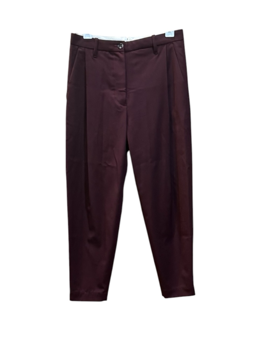 Nine In The Morning Wordly Woman Burgundy Wool Trouser Sz 25